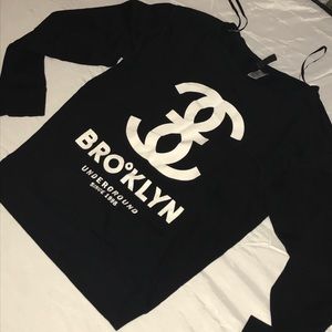 Black and White “Brooklyn” Tee